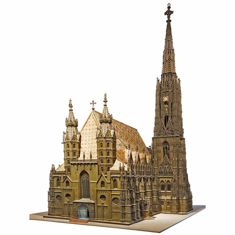 Rakusko, Vieden - model kostola Stephansdom