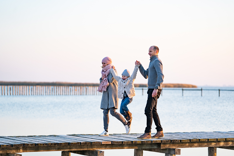 rakosie,zima,lad,rodina