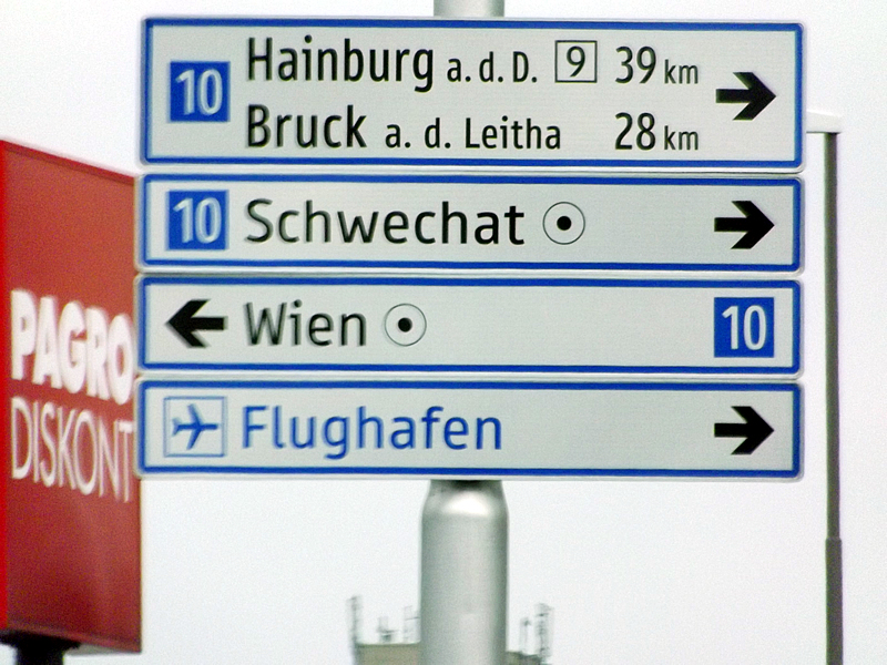 Rakúsko - dopravné značenie - doprava - trasa - austria.sk